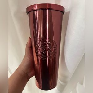 Starbucks Venti 24 oz Pink Stainless Steel Tumbler